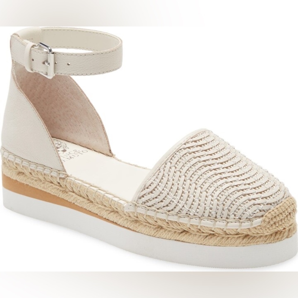 Vince Camuto Brilesha Platform Leather Sandals/Espadrilles 7.5